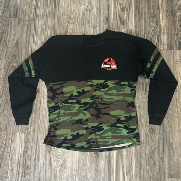 Universal Tops - Universal Jurassic Park Camouflage spirit jersey
